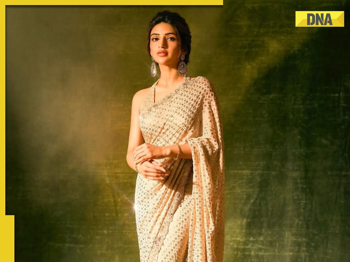 Sreeleela slays in Rs 1.8 lakh ivory saree with bold backless blouse, glam fest you can't miss, SEE PICS