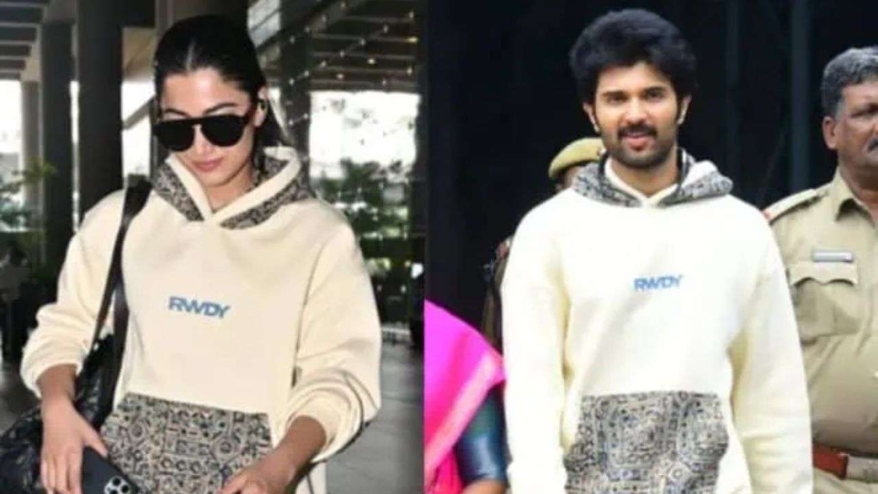 Rashmika wears Vijay's brand